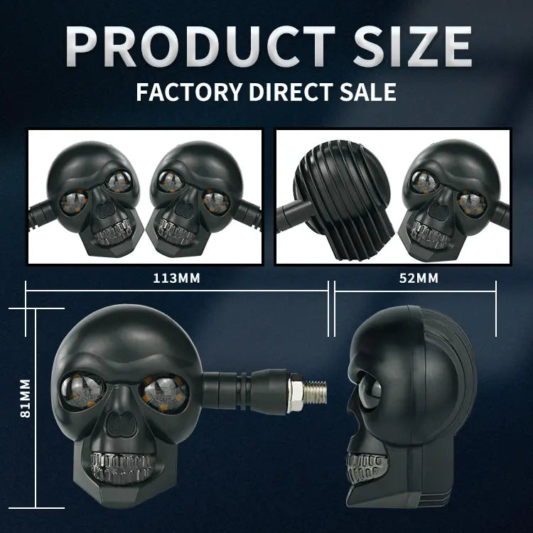 Skull Turn Signals 2pecs..1499.4pecs...2499.