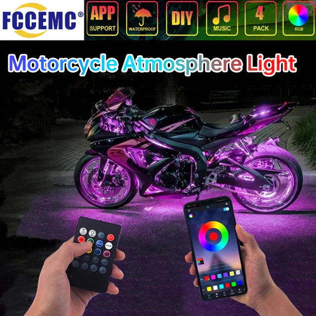 Universal Car&bike RGB Ambient Lights LED 12 colors